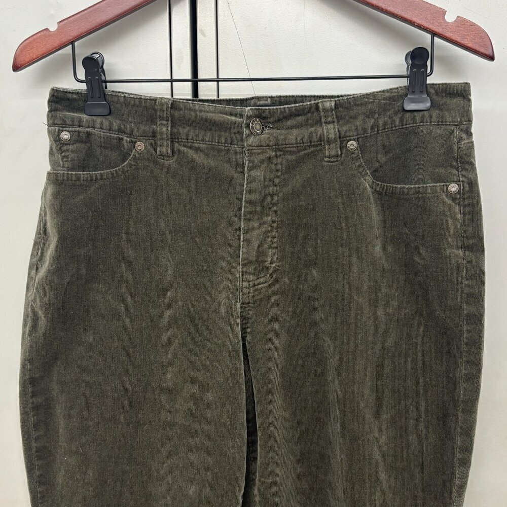 Talbots Grewn Corduroy Curvy Flare Pants Women's Sz 10 Petite Flawless 5 Pocket - Picture 5 of 10